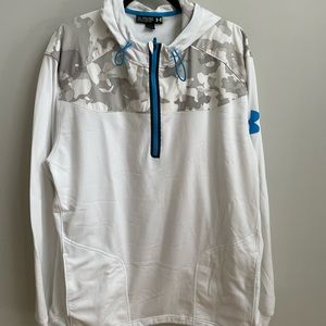 Under Armour 1/2 zip pullover with hood